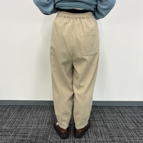 レディース　ヘリンボーン柄パンツ（Mushroom）