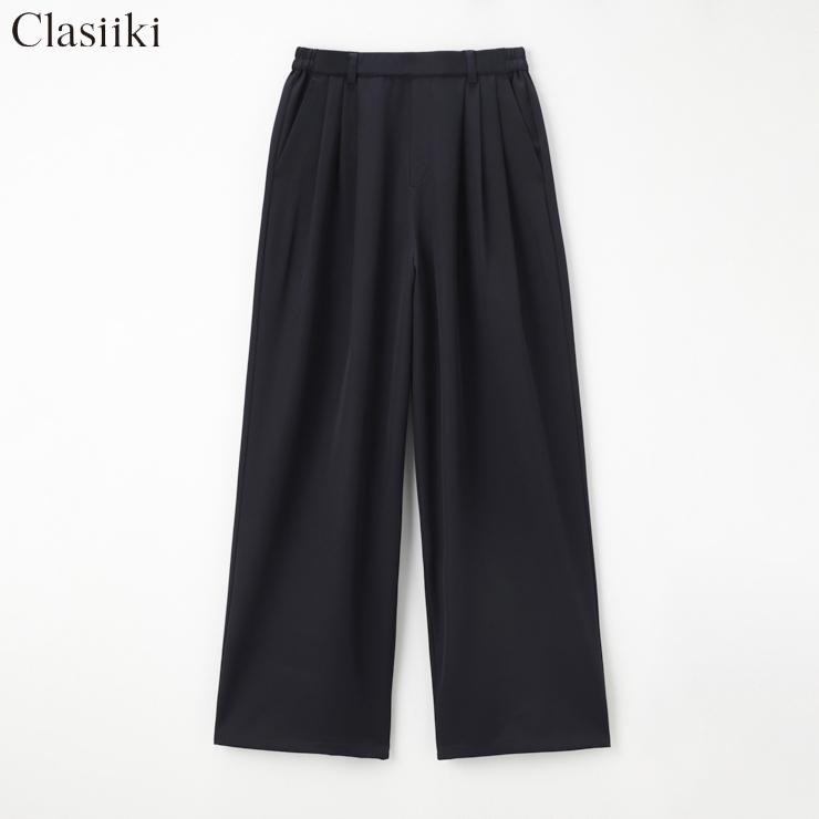 レディース タックワイドパンツ（Clasiiki） | シャンブル | しまむら