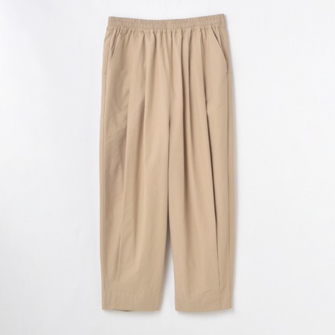 レディース　裾タックパンツ（Mushroom）