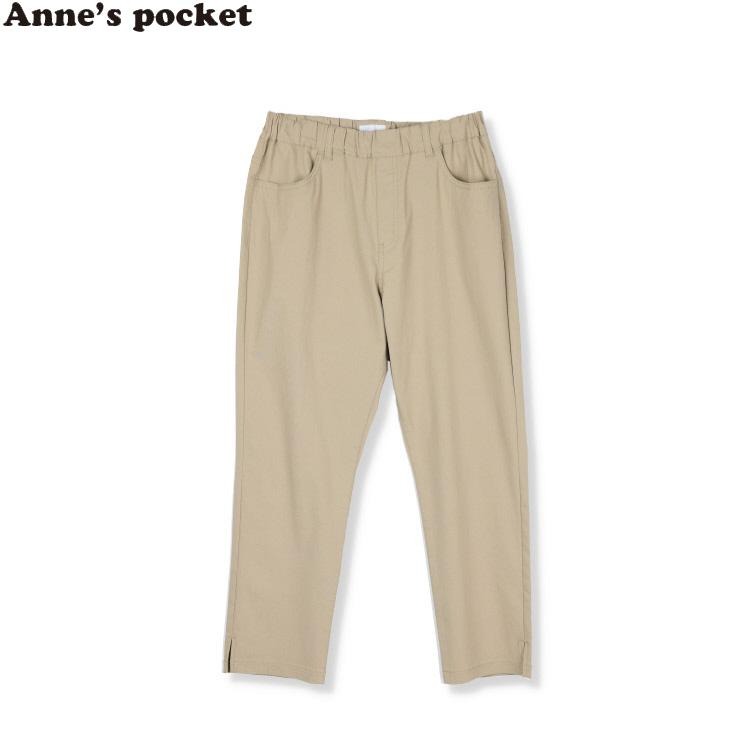 レディース 着ままストレッチサブリナパンツ (Anne's Pocket