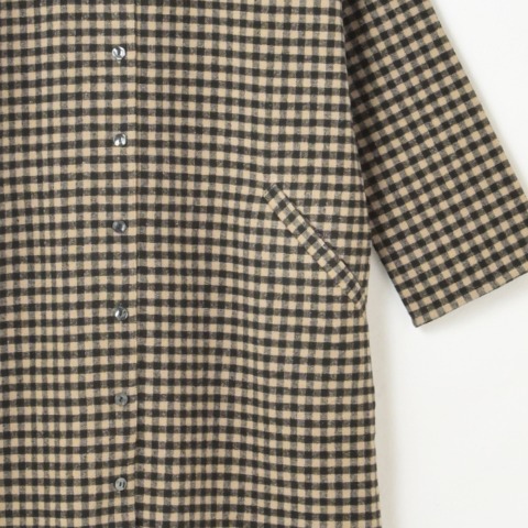 レディース　前開ワンピース（tsukuru＆Lin.）