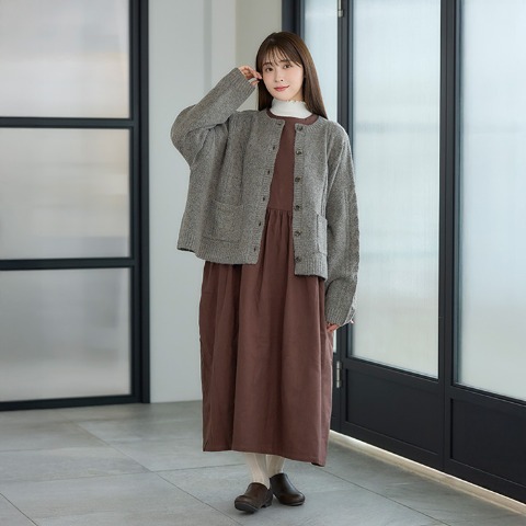 レディース　前後2WAYジャンパースカート（Mushroom）