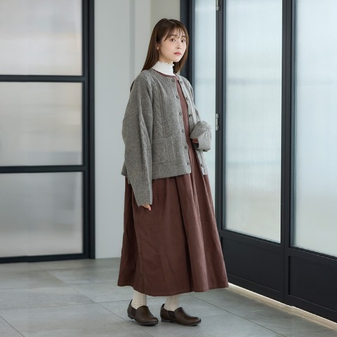 レディース　前後2WAYジャンパースカート（Mushroom）