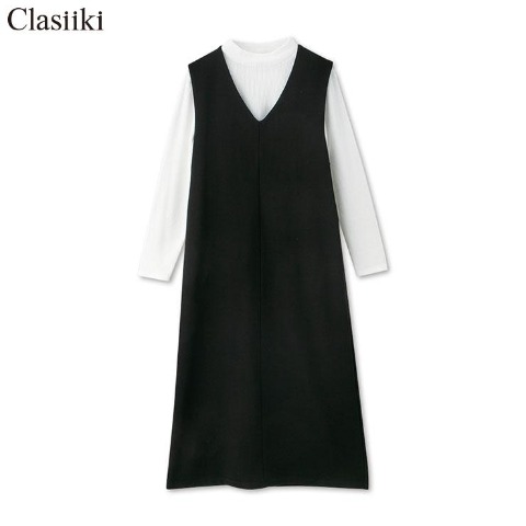 レディース　プルオーバー＋ジャンパースカートセット（Clasiiki）