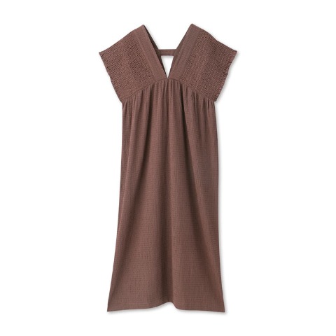 レディース　シャーリングワンピース（tenderly）