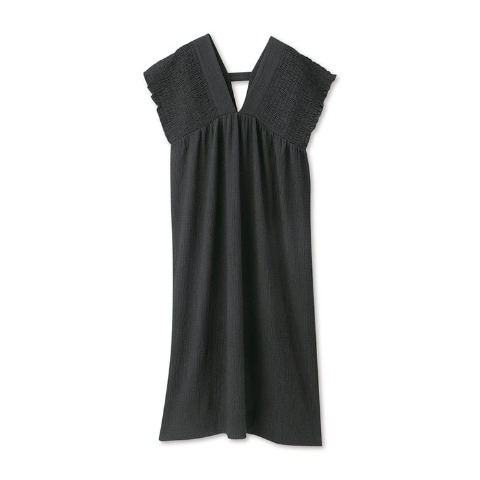 レディース　シャーリングワンピース（tenderly）