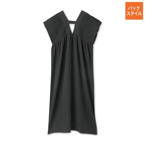 レディース　シャーリングワンピース（tenderly）