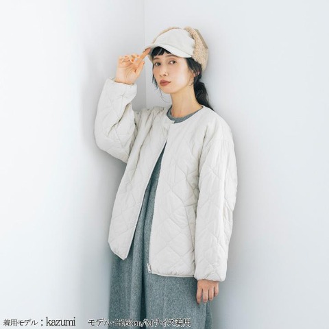 レディース　リバーシブルボアブルゾン(tsukuru&Lin)