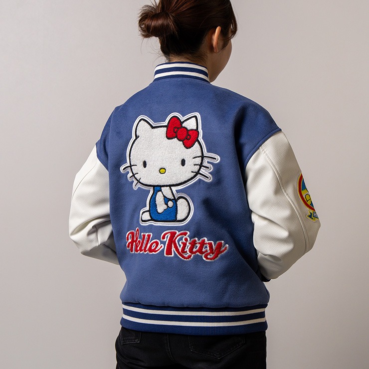 サンリオ　ハローキティ　30周年記念スタジャン　ワッペン　スタジアムジャンパー スタジャン（ハローキティ） | シャンブル | しまむらパーク