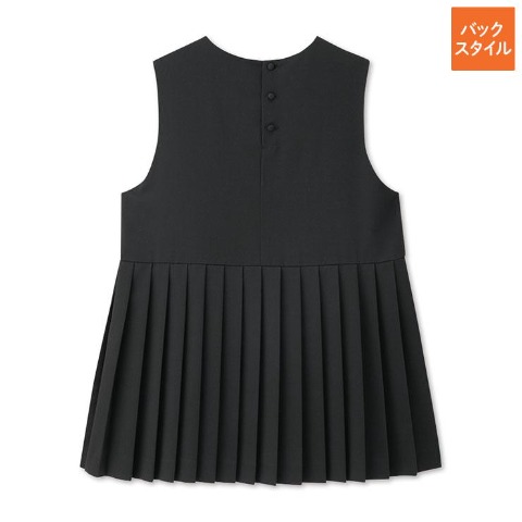 レディース　裾プリーツベスト
