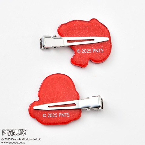 レディース　ヘアクリップ2点セット（PEANUTS）