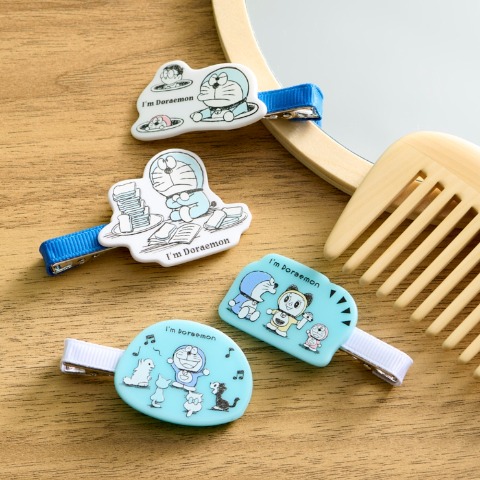 レディース　ヘアクリップ2点セット（I'm Doraemon）