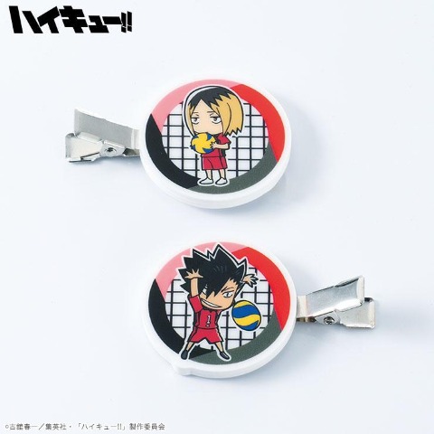 ヘアクリップ２点セット（アニメ「ハイキュー!!」）