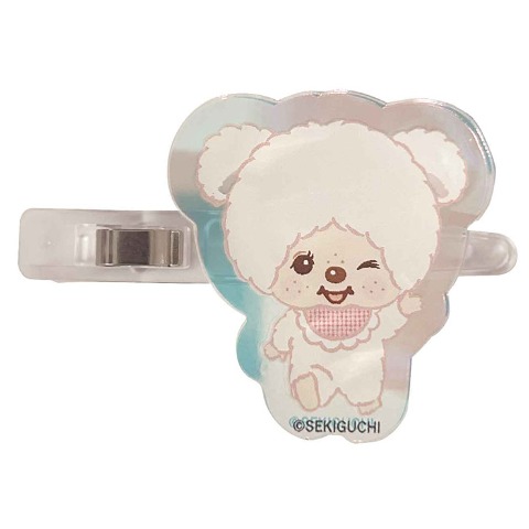 オーロラアクリルヘアクリップ（モンチッチ）