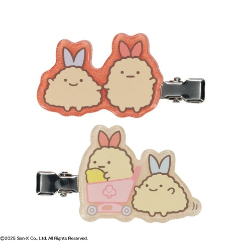 レディース　ヘアクリップ２点セット（すみっコぐらし）