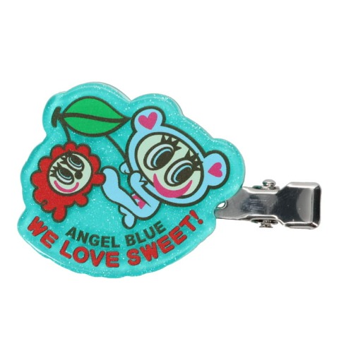 レディース　ヘアクリップ２点セット（ANGEL BLUE）