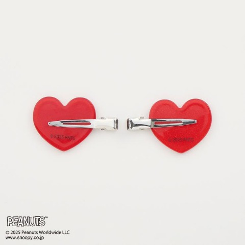 レディース　ヘアクリップ２点セット（PEANUTS）