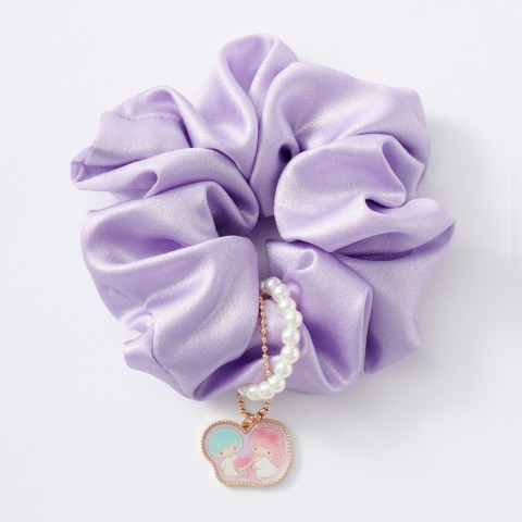 レディース　チャーム付シュシュ（リトルツインスターズ）