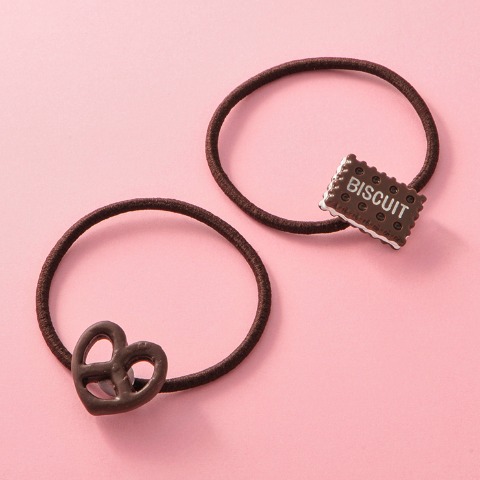 レディース　ヘアゴム（バレンタイン）