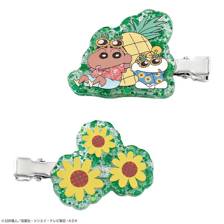 レディース ヘアクリップ2点セット（クレヨンしんちゃん