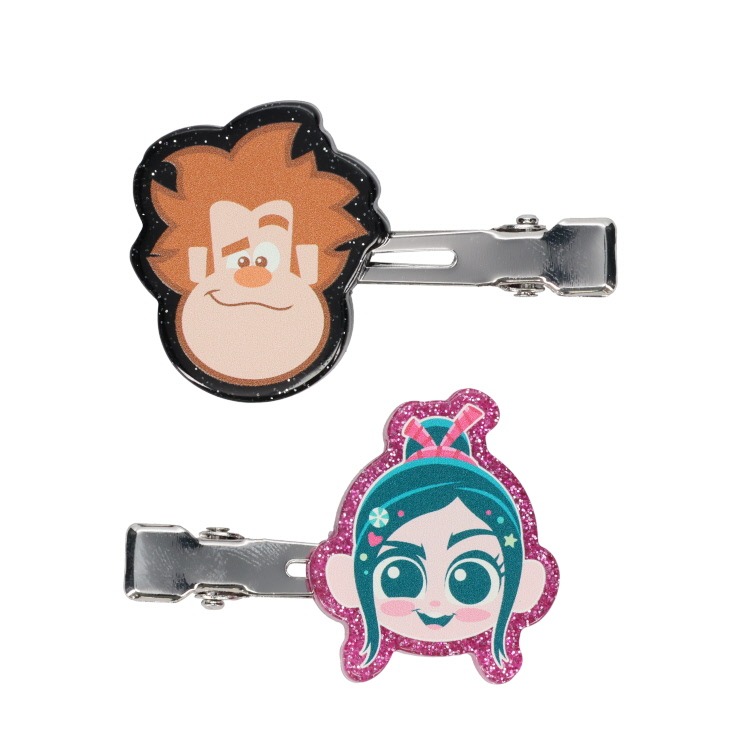 レディース ヘアクリップ2点セット（シュガー・ラッシュ