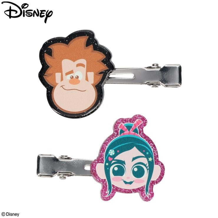 レディース ヘアクリップ2点セット（シュガー・ラッシュ