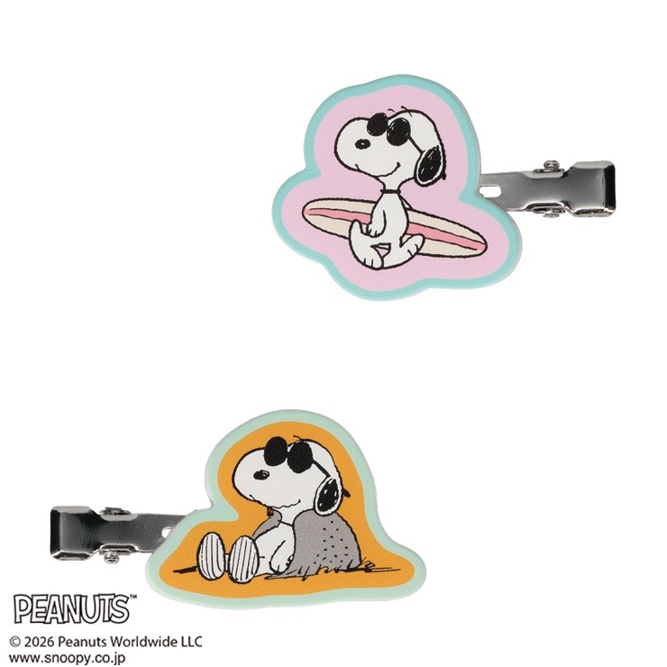 レディース ヘアクリップ2点セット（PEANUTS） | シャンブル