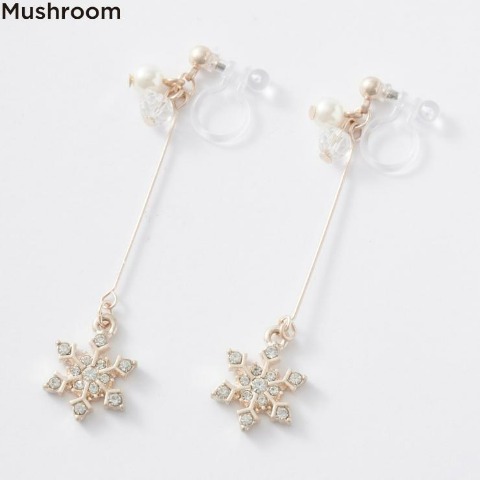 レディース　イヤリング（Mushroom）