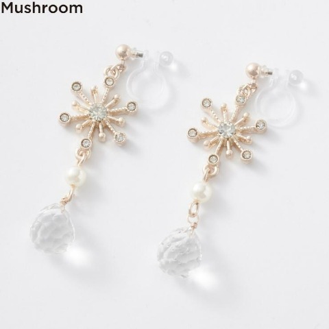 レディース　イヤリング（Mushroom）