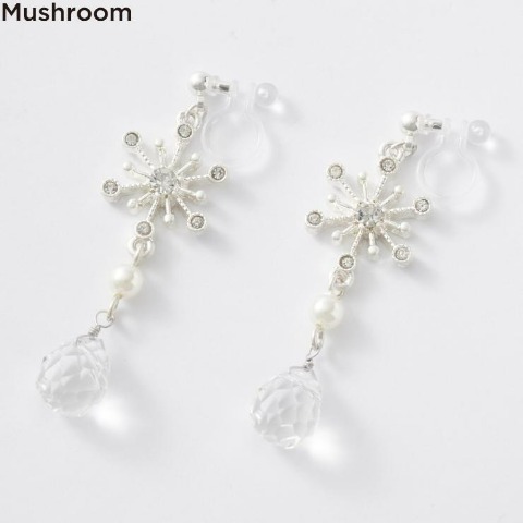 レディース　イヤリング（Mushroom）