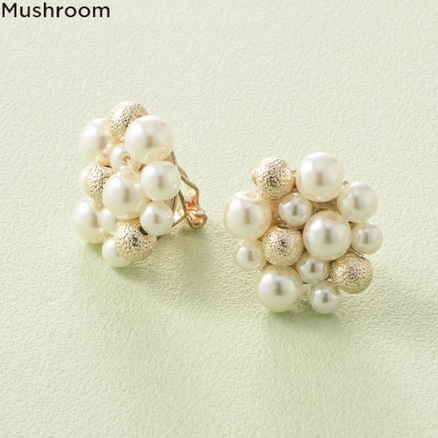 レディース　イヤリング（Mushroom）