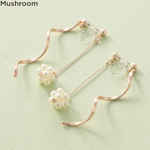 レディース　イヤリング（Mushroom）