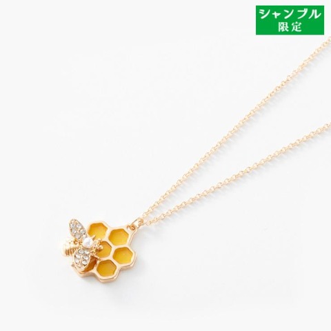 レディース　ネックレス（ハチミツ）
