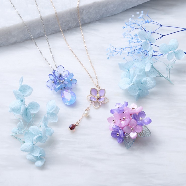 レディース ネックレス（紫陽花） | シャンブル | しまむらパーク