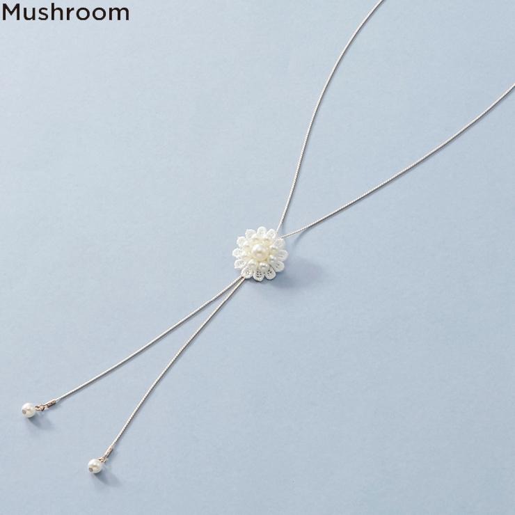 レディース ネックレス Mushroom シャンブル