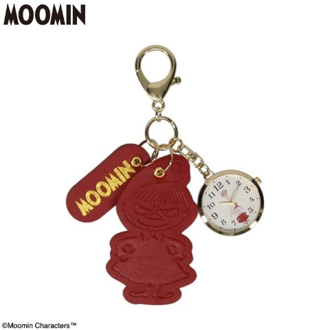 レディース　型押しレザーチャームウォッチ(MOOMIN)