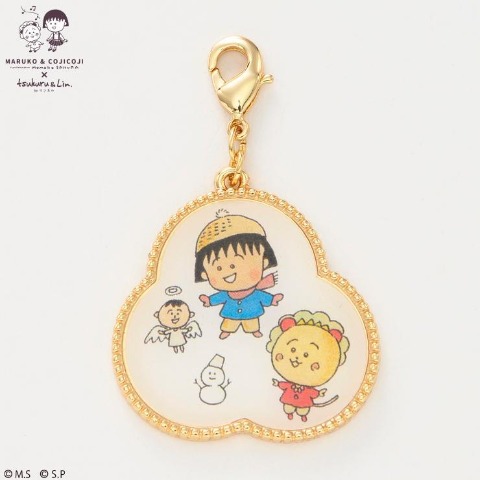 レディース　ファスナーチャーム（まる子とコジコジ×tsukuru&Lin.）