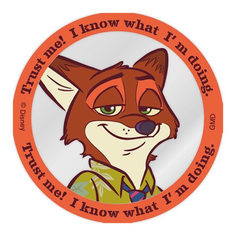 メタルステッカー（ニック・ワイルド）