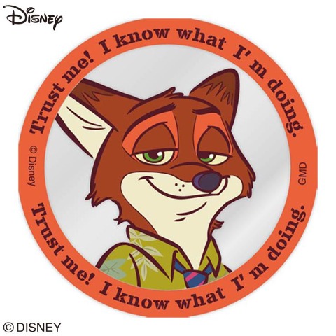 メタルステッカー（ニック・ワイルド）