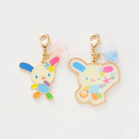 レディース　ファスナーチャーム２点セット（ウサハナ）