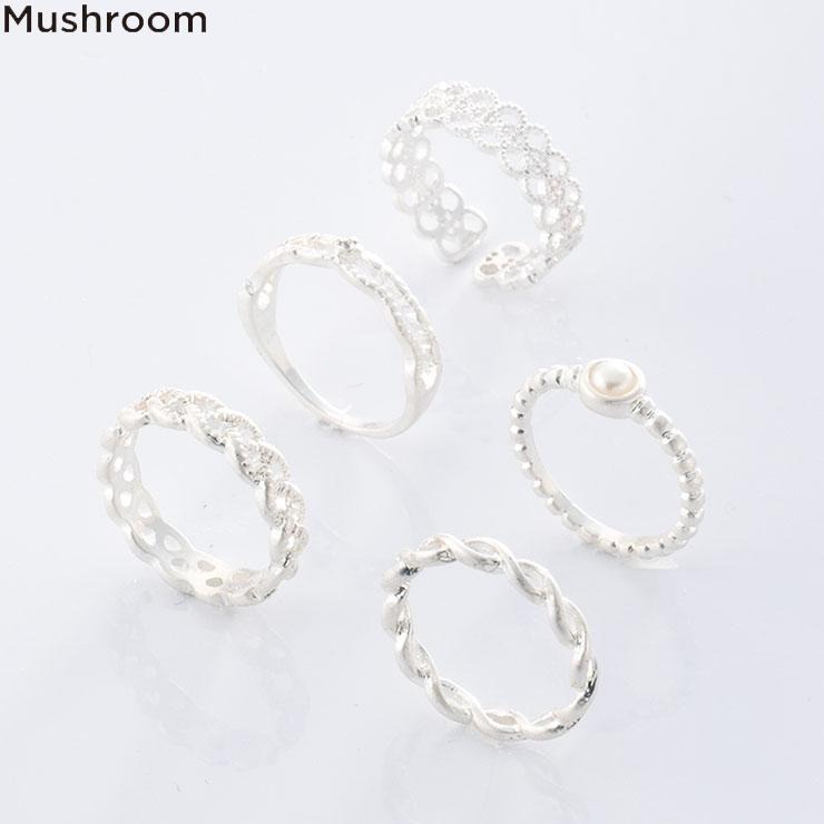 レディース リング5点セット（Mushroom） | シャンブル | しまむらパーク