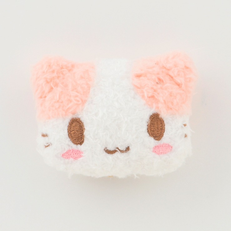 レディース ぬいぐるみヘアクリップ（マシュマロみたいなふわふわ