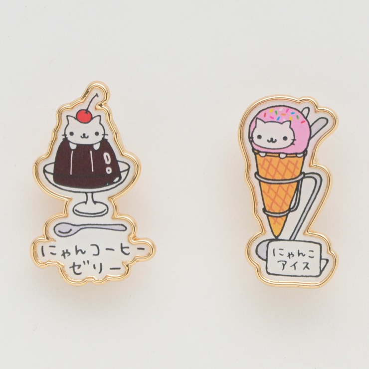 レディース ピンズ2点セット（にゃんにゃんにゃんこ） | シャンブル