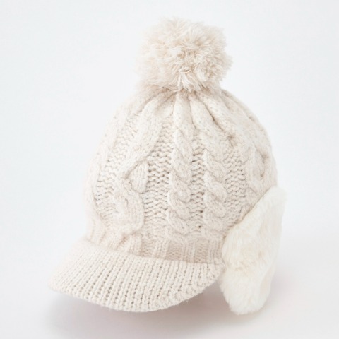 耳当て付きキャスケット