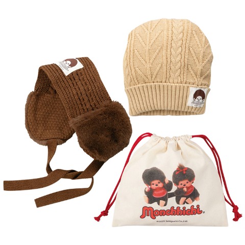 レディース　あったかアイテム3点セット(モンチッチ)