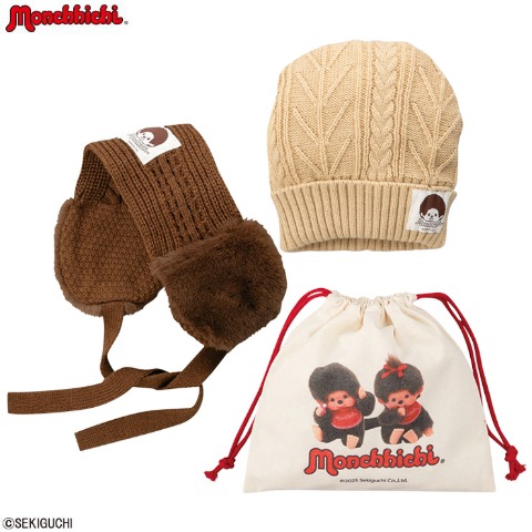 レディース　あったかアイテム3点セット(モンチッチ)