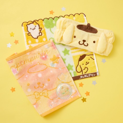 レディース　ミニタオル（ポムポムプリン）