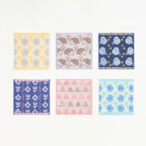 レディース　ハッピーバッグ　ミニタオル6点セット