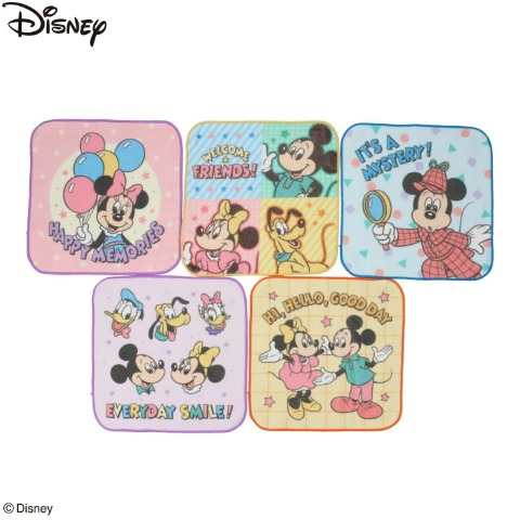 ミニタオル5点セット(ミッキー&フレンズ)