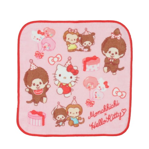 ミニタオル5点セット(モンチッチ×ハローキティ)